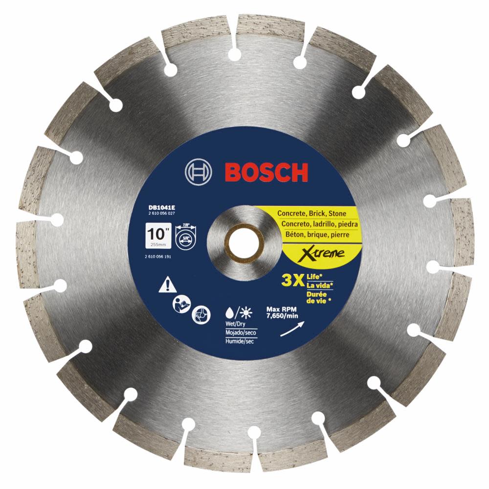 

Bosch 10" Xtreme Segmented Rim Diamond Blade