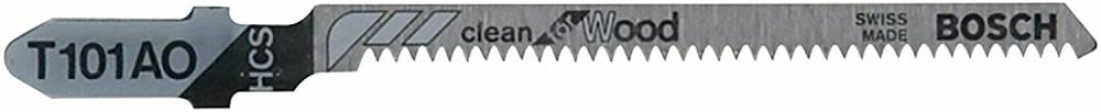 

Bosch Jig Saw Blades 3pc 3 1/4" 20 TPI Clean for Wood T Shank