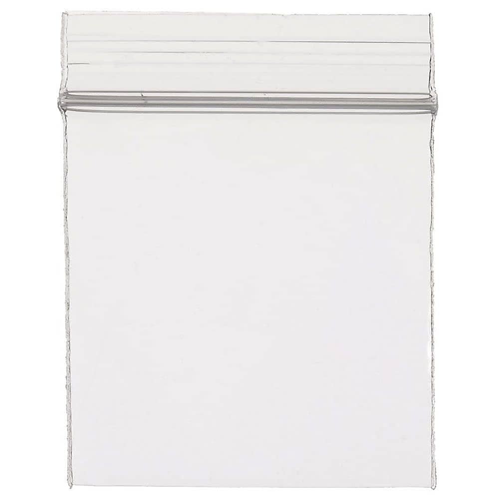 Paslode Reclosable Poly Bag, 12 Inch x 12 Inch x 4 Mil Thickness