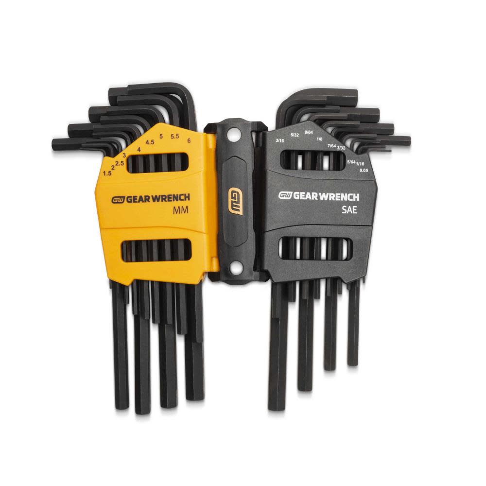 8 Piece Foldable Hex Key Set Tool Bench sizes from 1/16 to 7/32 