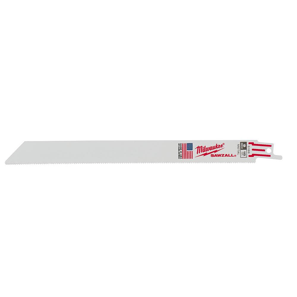 

Milwaukee 9 in. 18 TPI Thin Kerf SAWZALL Blades 5PK