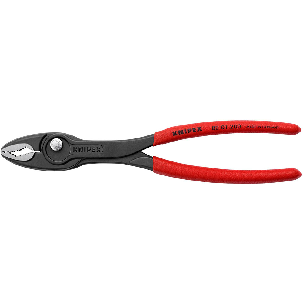 Knipex 8 In. TwinGrip Slip Joint Pliers with Dipped Handle 82 01 200 from Knipex Acme Tools