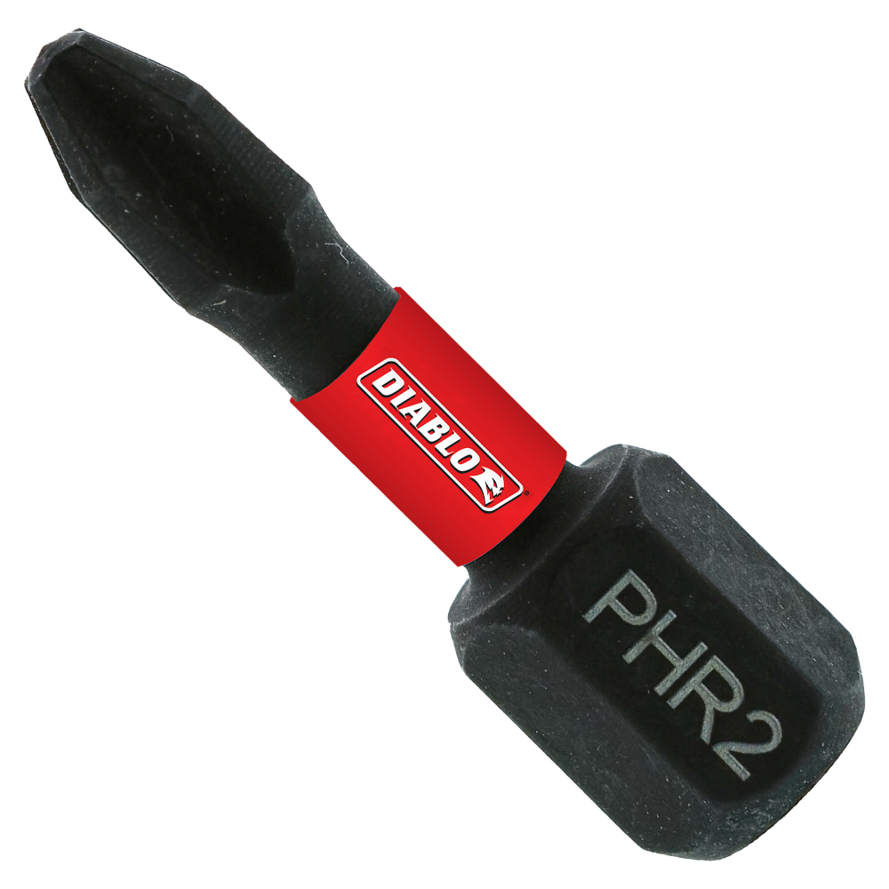 

Diablo Tools 1" #2 Phillips Reduced for Drywall Screws Drive Bits 2pk