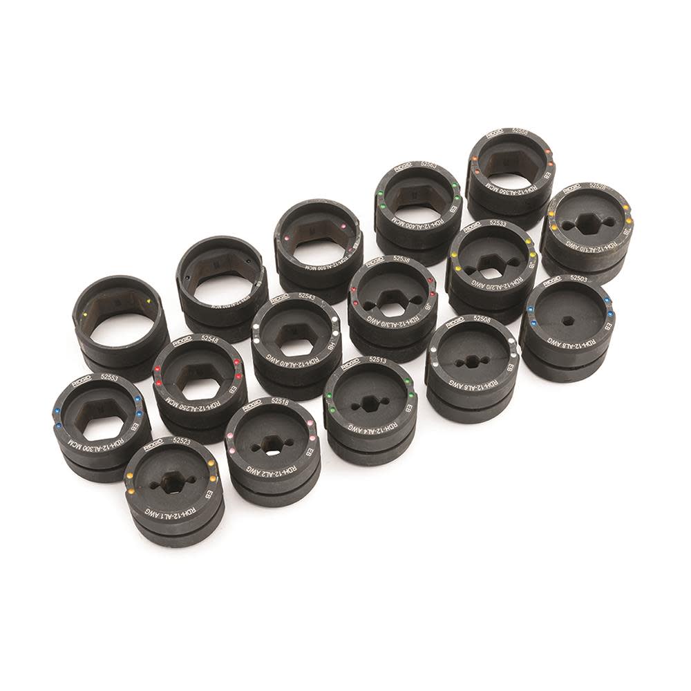 

Ridgid 12T Aluminum Round Die Set