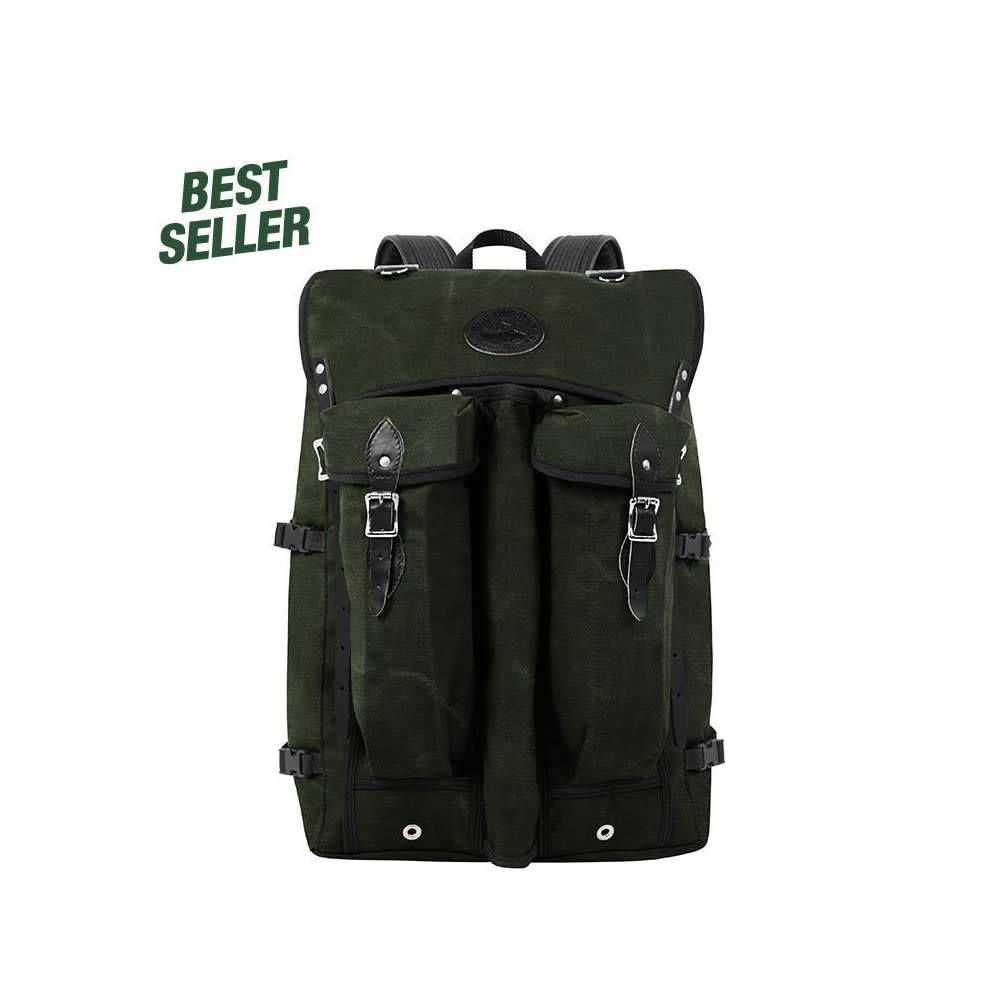 Duluth Pack 57 Liter Capacity Wax Olive Drab Canvas Bushcrafter