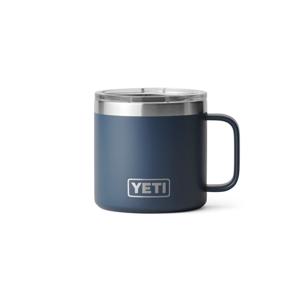 Personalized Engraved YETI® Coffee 14 Ounce or Polar Camel 15 Ounce Coffee  Cup Mug Split Monogram Initials Name SM1 