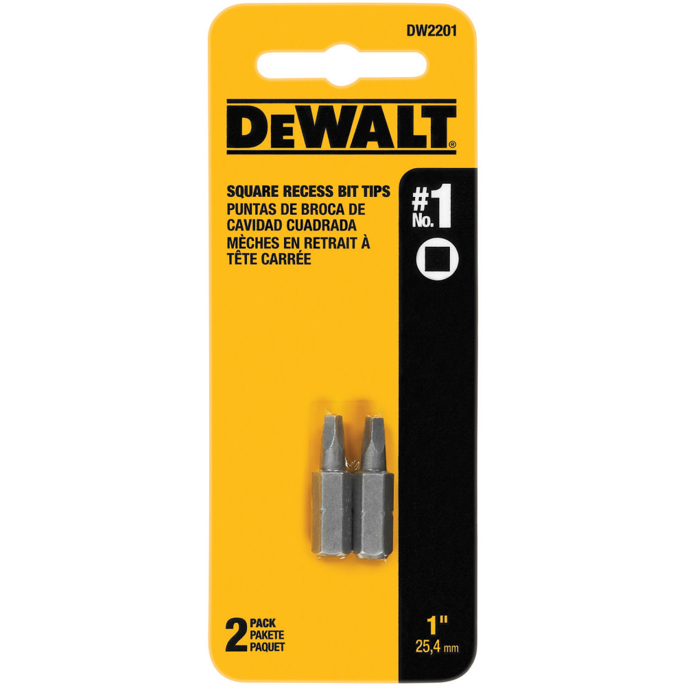 

DEWALT #1 Sq. Recess Insert Bit Tip