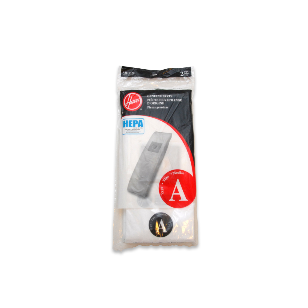 

Hoover Residential Vacuum Type A HEPA Vacuum Bag 2 Pack - AH10135
