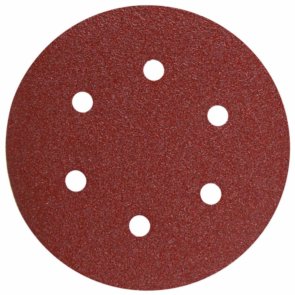 

Bosch 5 pc. 180 Grit 6 In. 6 Hole Hook-and-Loop Sanding Discs