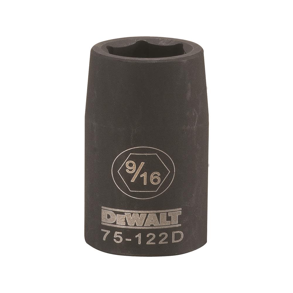 

DEWALT 1/2 Drive X 9/16 6PT Standard Impact Socket
