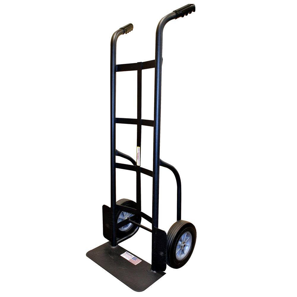 

Milwaukee Hand Truck Heavy Duty Dual Handle Hand Truck with 10 In. Solid Wheels