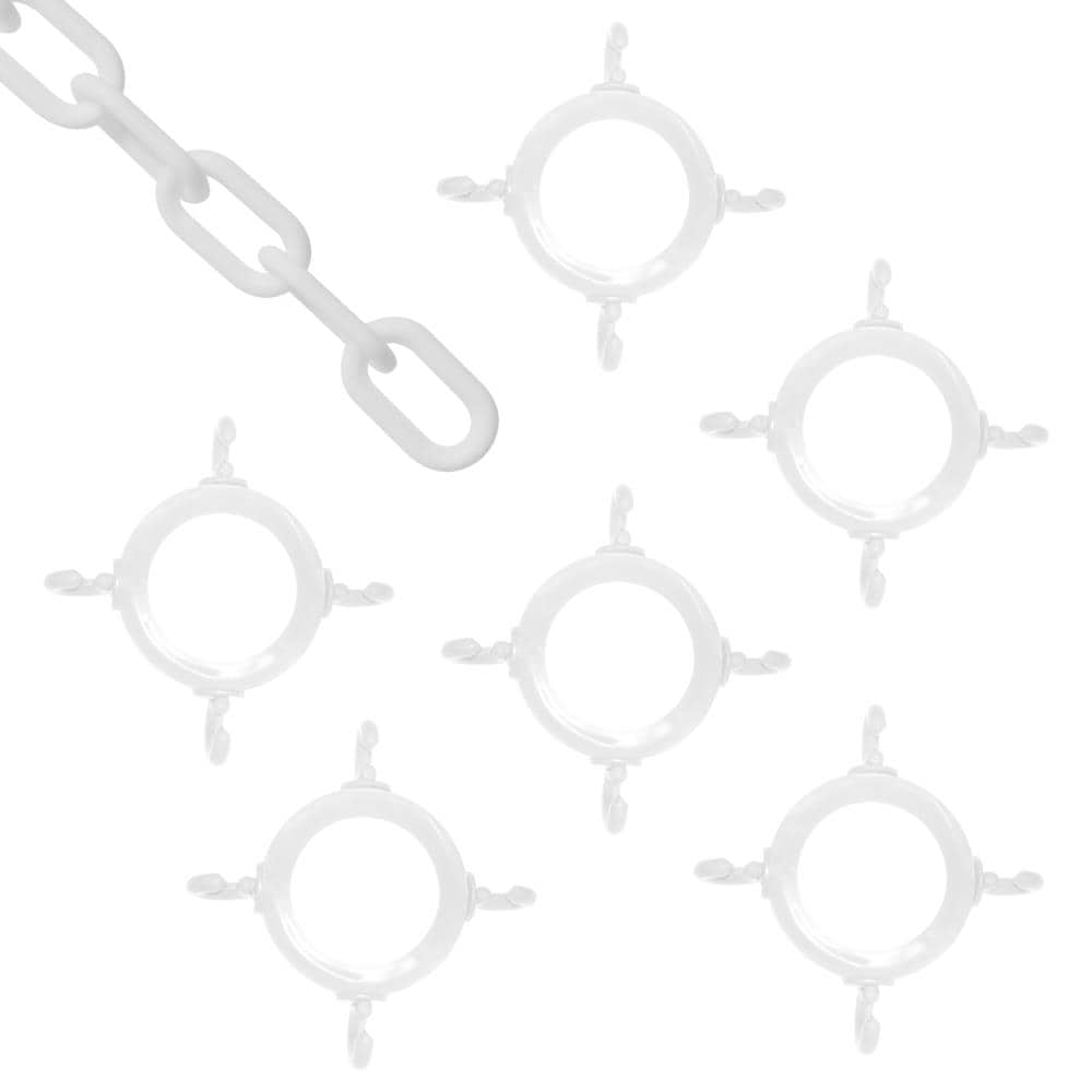 Mr Chain Six Cone Chain Connector Kit with Plastic Chain White 97401 ...