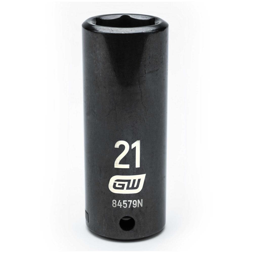 

1/2" Drive 6 Point Deep Impact Metric Socket 21mm