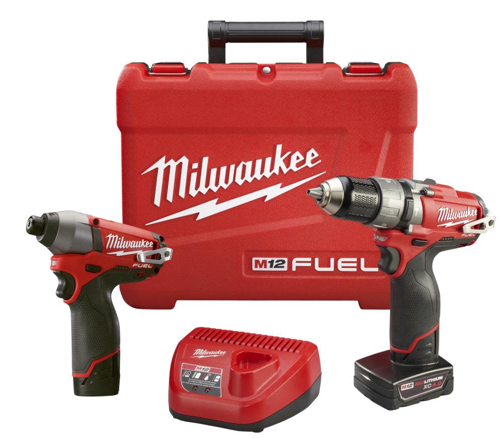 Milwaukee M12 FUEL Hammer Drill/Impact Kit Reconditioned