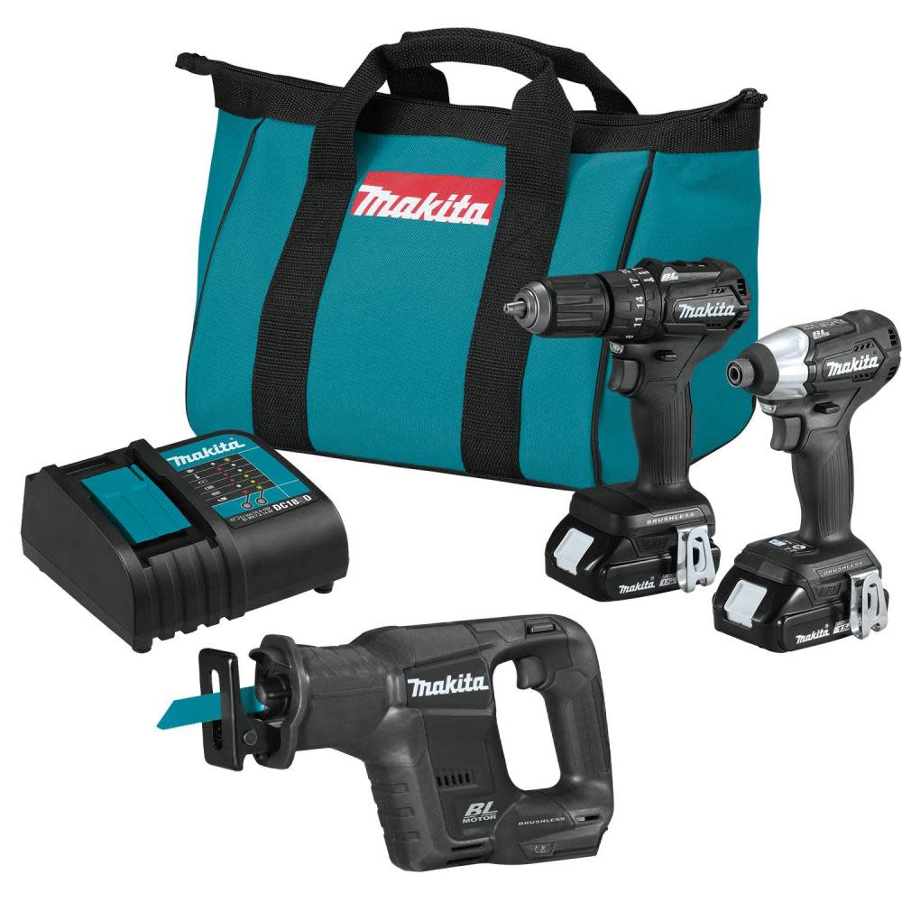Makita 18V LXT Lithium-Ion Sub-Compact Brushless Cordless 2