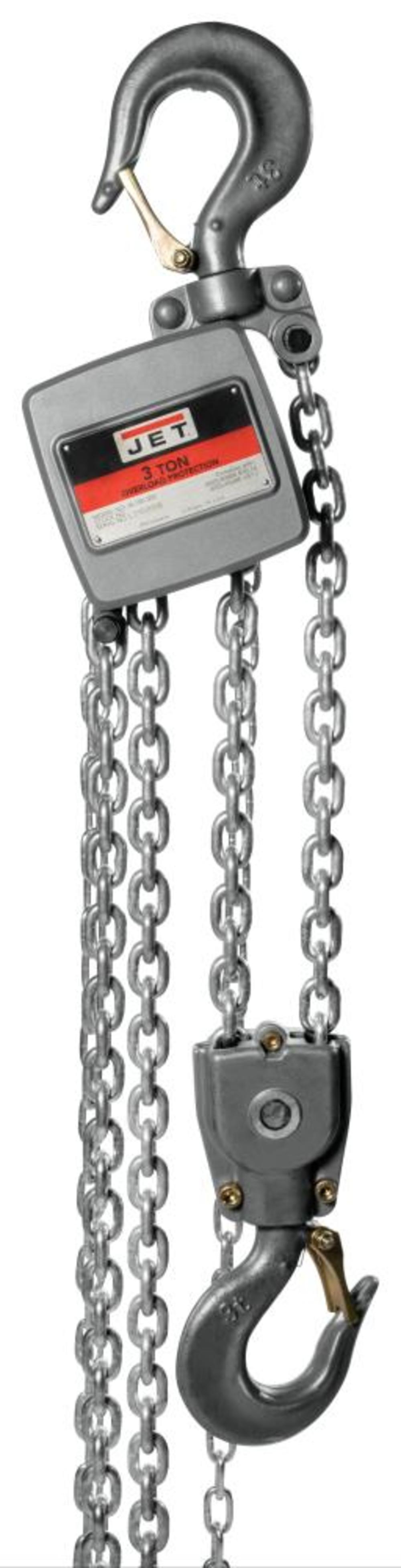 

JET AL100-300-15 3 Ton Hand Chain Hoist with 15' of Lift