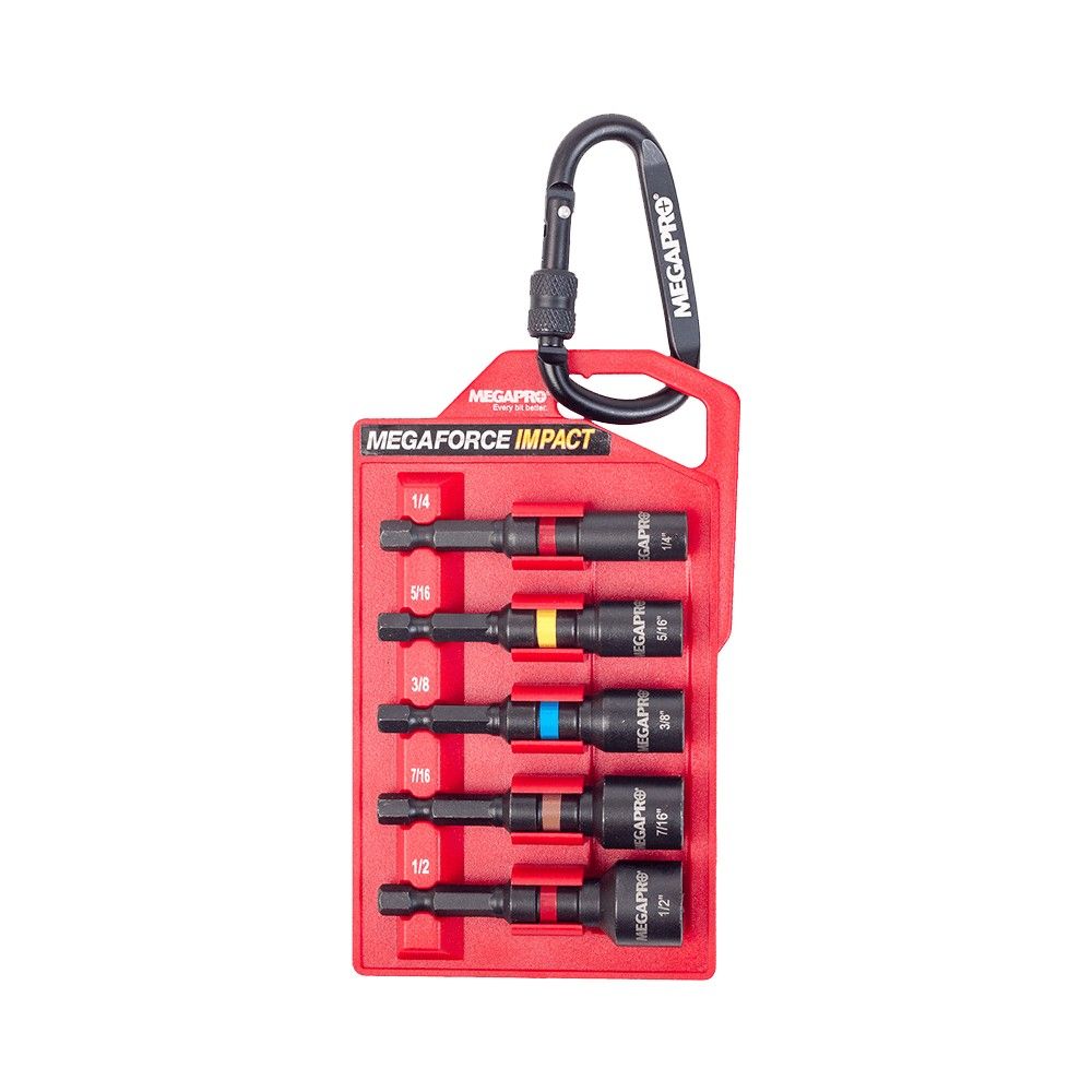 Nut Shell Bit Set Megapro Industrial-grade MegaFORCE Imperial Nutsetter Bit Set 9BP-I ...
