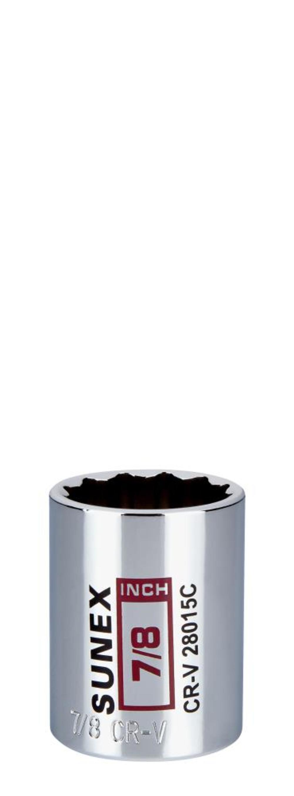

Sunex 7/8 In. 1/2 In. Drive Chrome Socket 12 Pt