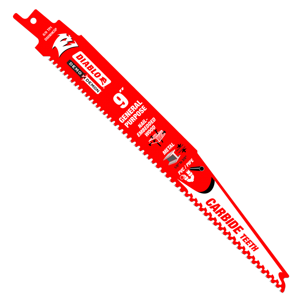 

Diablo Tools 9" Demo Demon Carbide General Purpose Recip (3 pk)