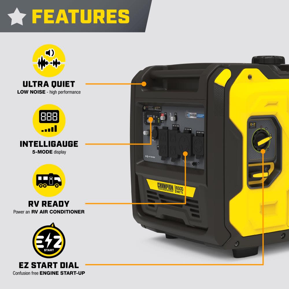2025年激安 Champion Power 50-State Powered Gas Watt 6,500 Equipment テープ・マスキングテープ