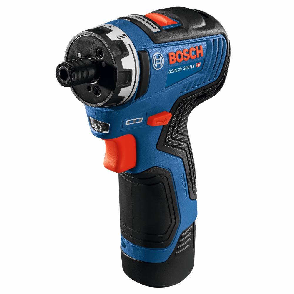 12V Max Brushless 1/4 In. Hex Two-Speed Screwdriver Kit with Two 2.0 Ah  Batteries