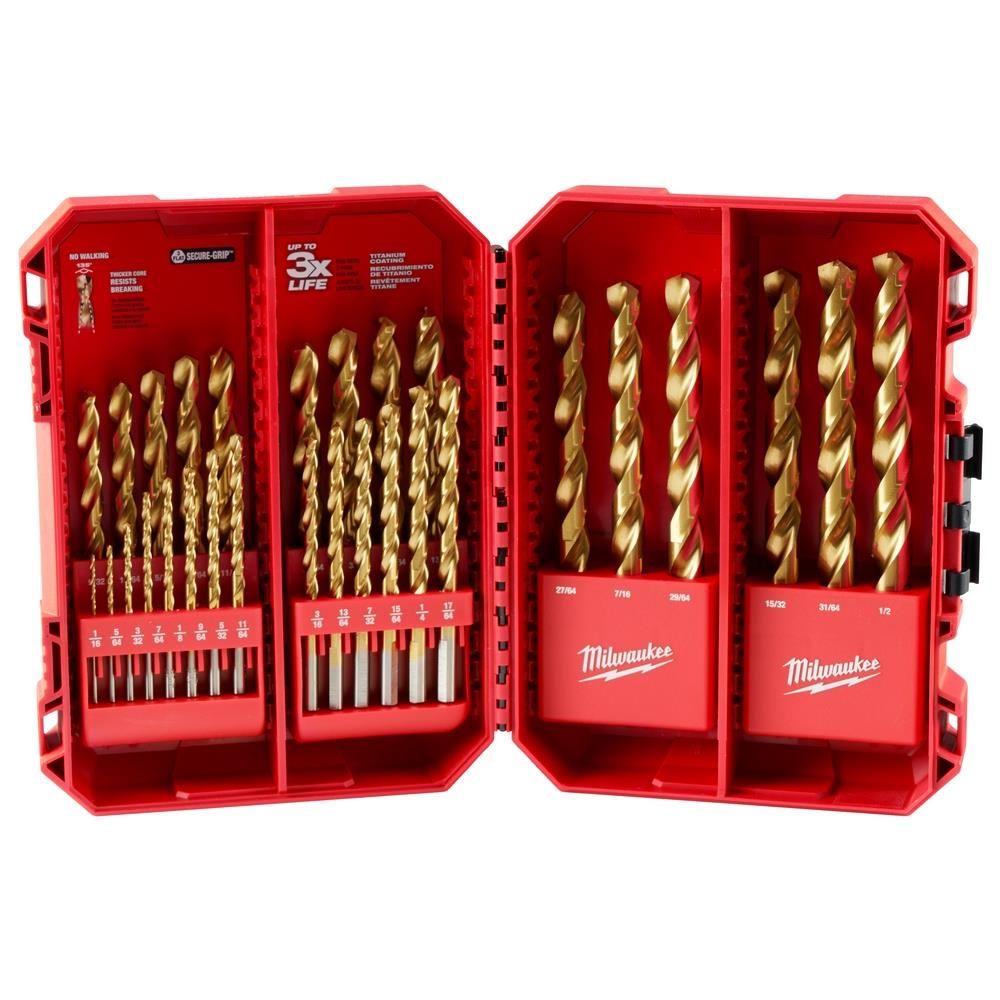 Milwaukee THUNDERBOLT Titanium Drill Bit Set  29PC