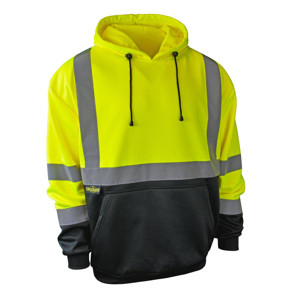 

Radians RADWEAR Class 3 Yellow Blocked Hooded Sweatshirt - Medium