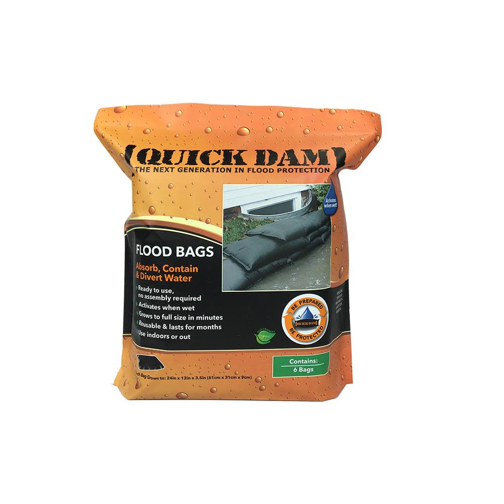 

Quick Dam 6-Pack 24-in L x 12-in W Self-Inflating Flood Bags