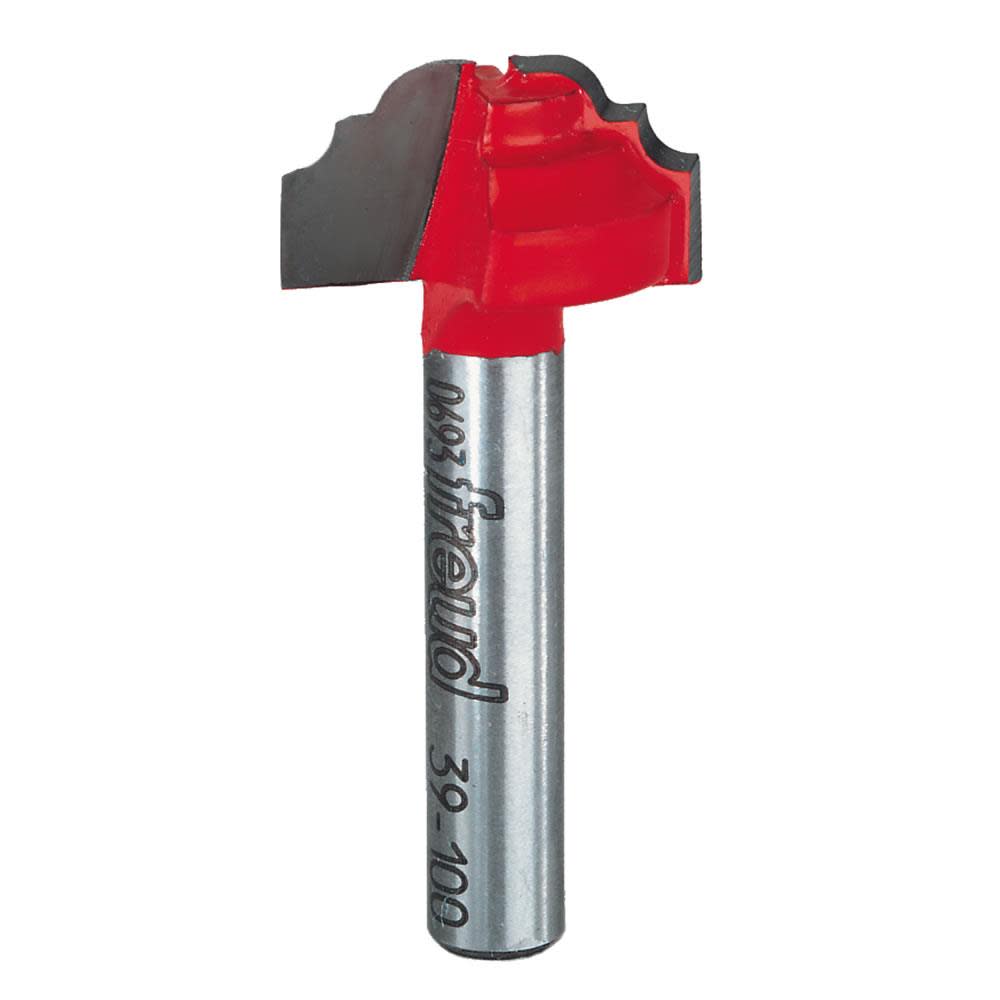 

Freud 3/32 In. Radius Quadra-Cut Cove & Bead Groove Bit with 1/4 In. Shank
