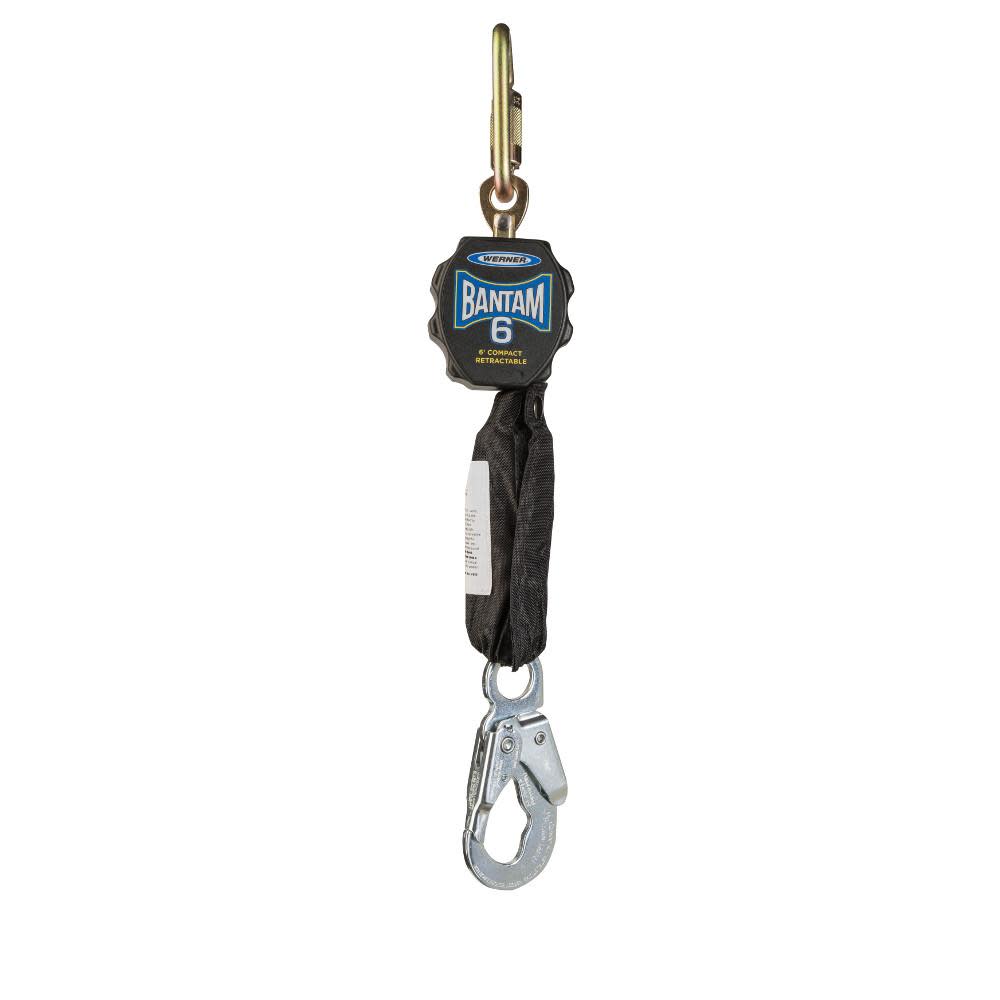 Werner 6 ft Bantam Web Self-Retracting Lifeline
