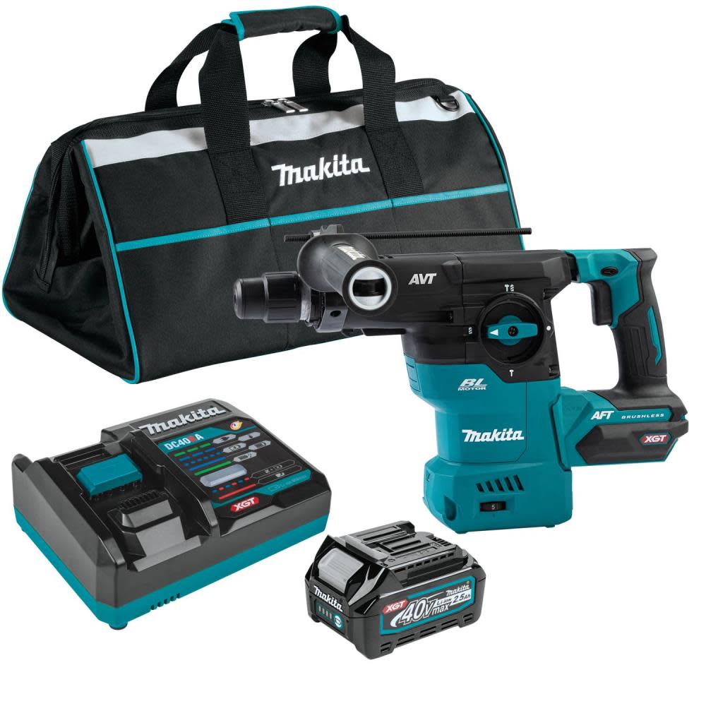 View Makita 40V max XGT 1 3/16in AVT Rotary Hammer Kit