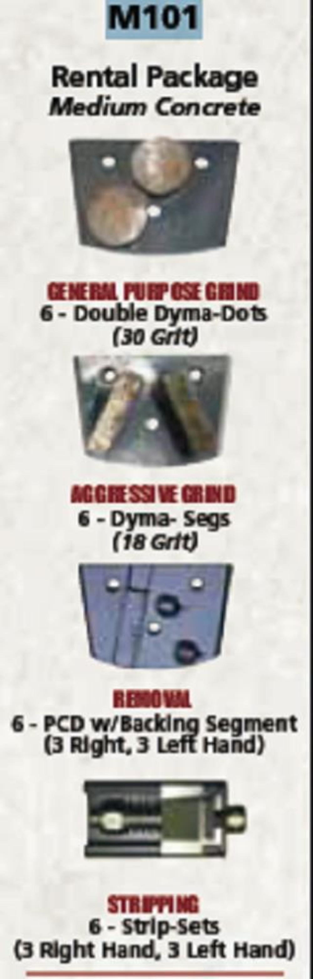 

Edco Medium Concrete Dual-Disc Rental Package