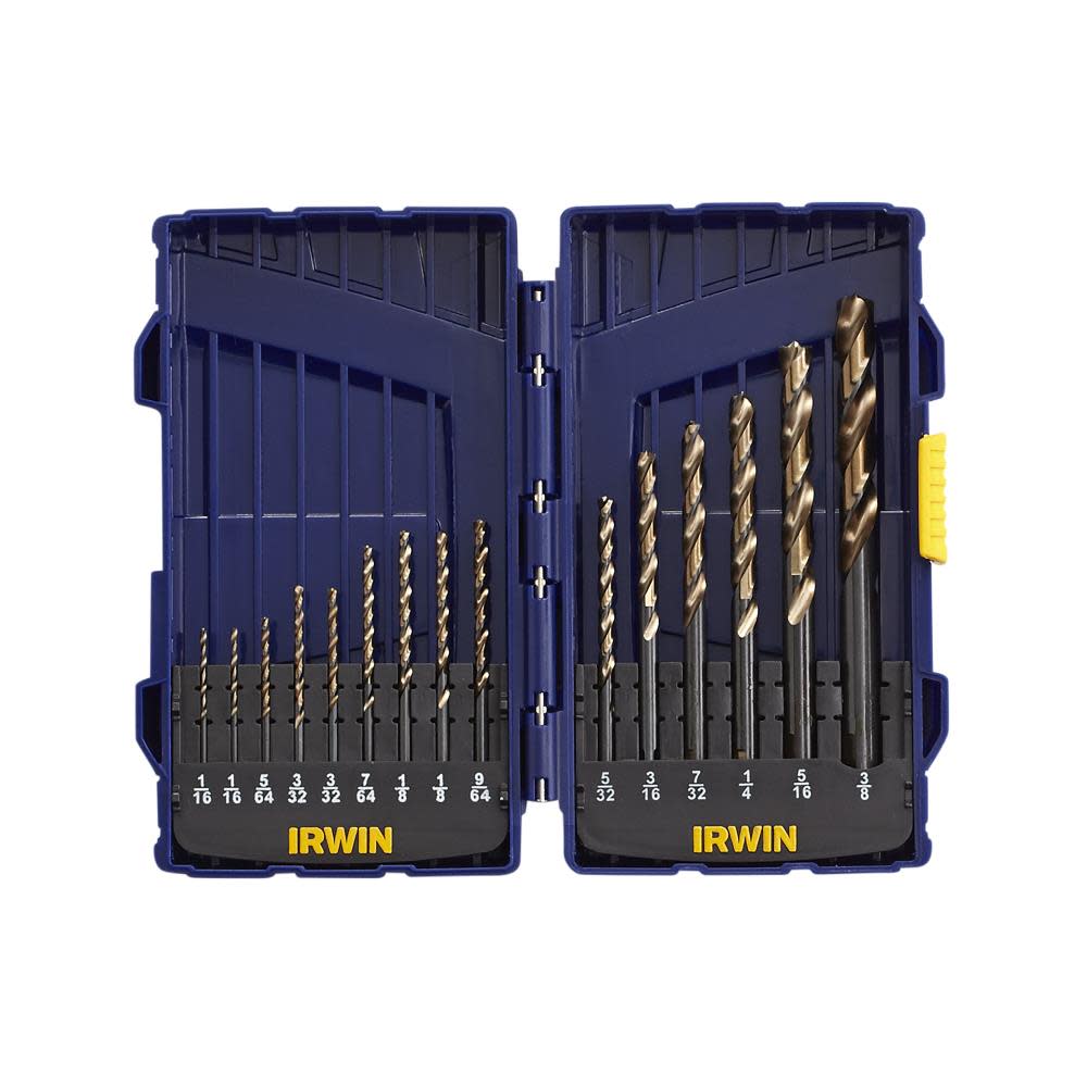 IRWIN Industrial 318015 Bit Drill Set 15pc for sale online 