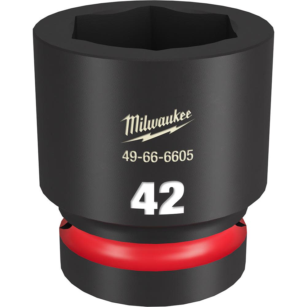 

Milwaukee Impact Socket 1" Drive 42mm Standard 6 Point