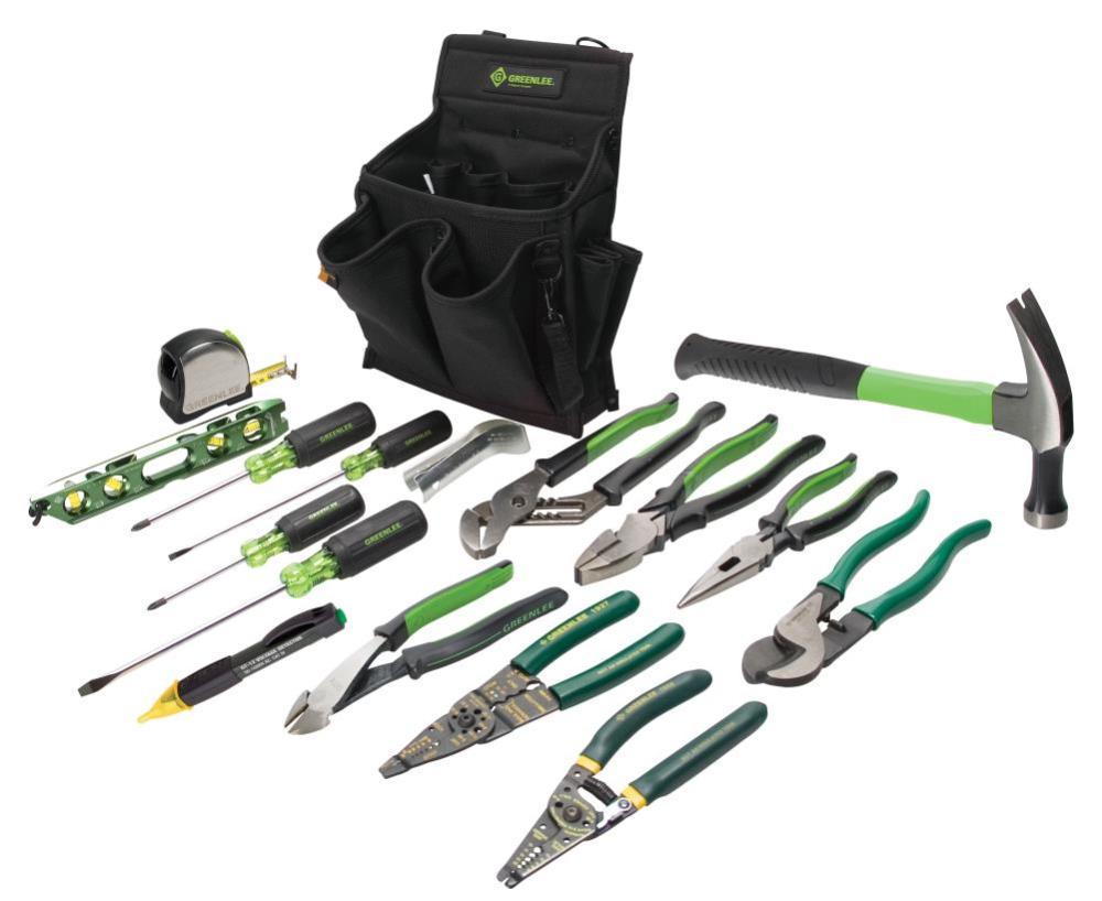 

Greenlee Journeyman's Tool Kit 17 pc
