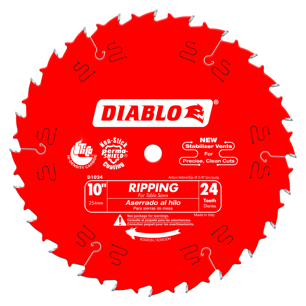 

Diablo Tools 10 in. x 24 Tooth Ripping Saw Blade