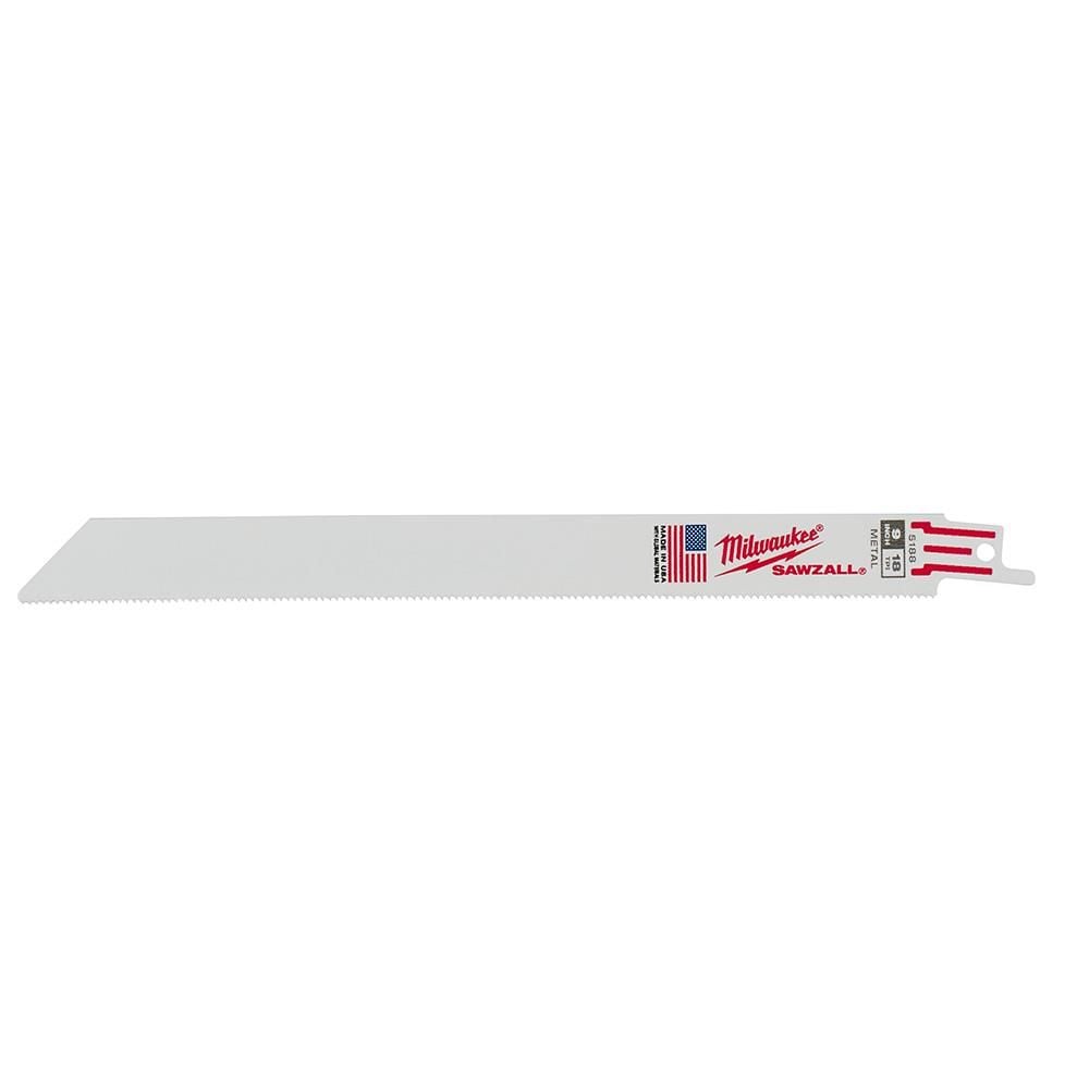 Milwaukee 9 in. 18 TPI Thin Kerf SAWZALL Blades 5PK