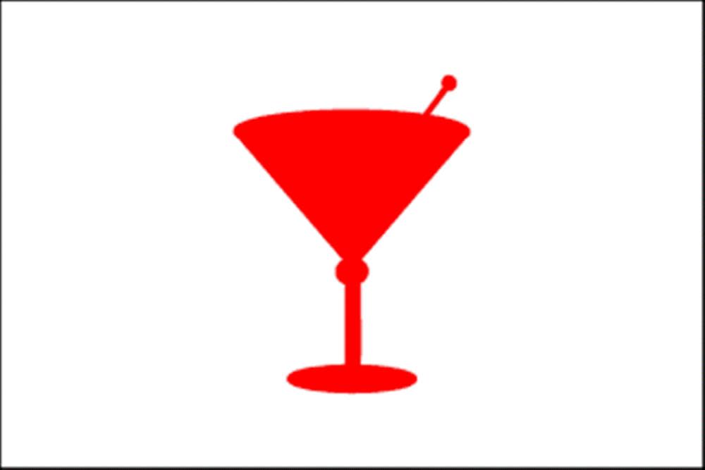 

Eder Flag 12In x 18In Cocktail Time Flag
