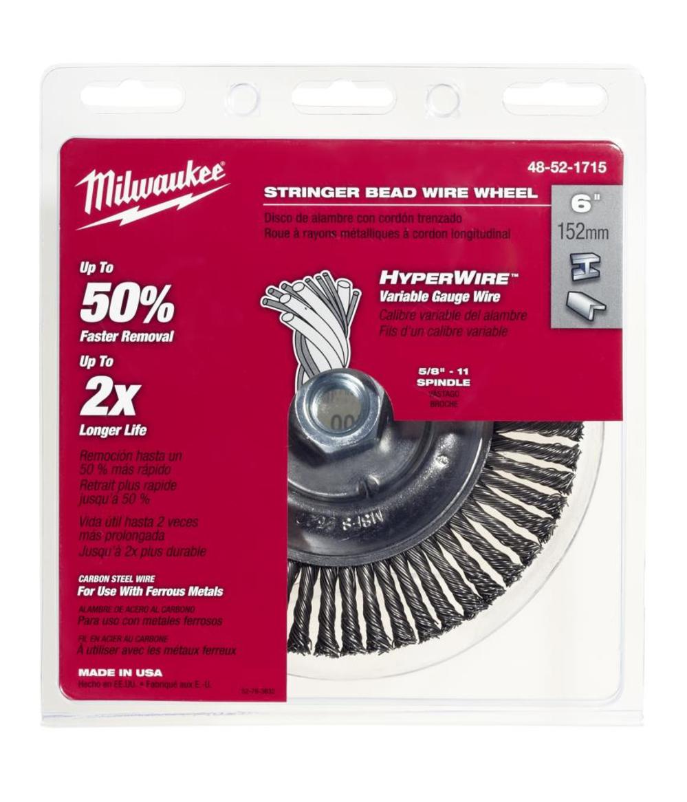

Milwaukee 6 in. Carbon Steel Stringer Bead Wheel