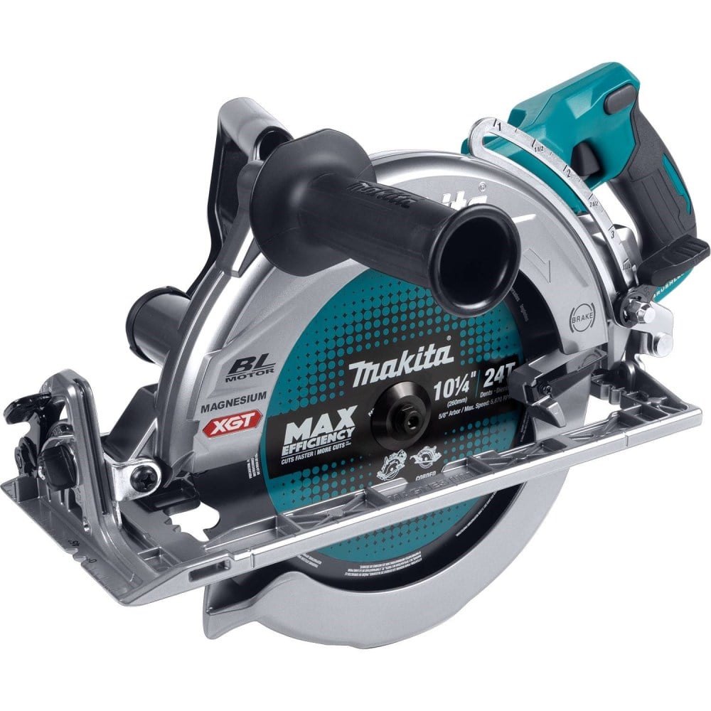 Makita 40V max XGT Circular Saw Rear Handle 10 1/4in (Bare Tool) image number null