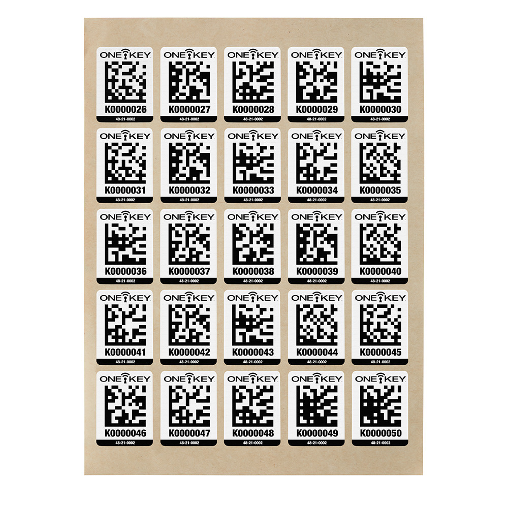 

Milwaukee ONE-KEY Asset ID Tag Large for Plastic Surface (100pc)