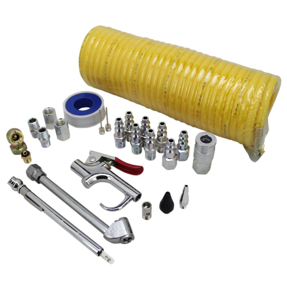 Milton EXELAIR Recoil Air Hose and Air Accessory Kit 25pc EX0325HKIT