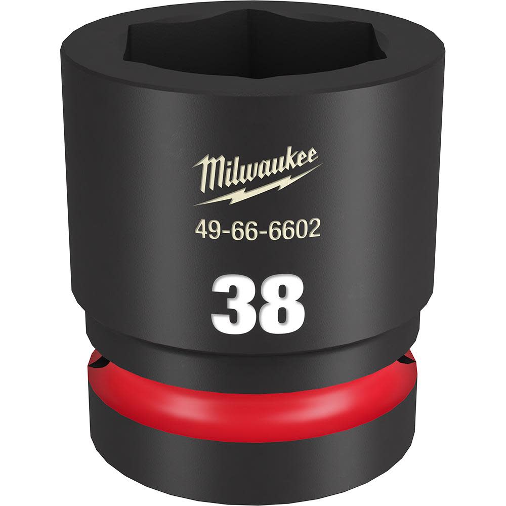 

Milwaukee Impact Socket 1" Drive 38mm Standard 6 Point