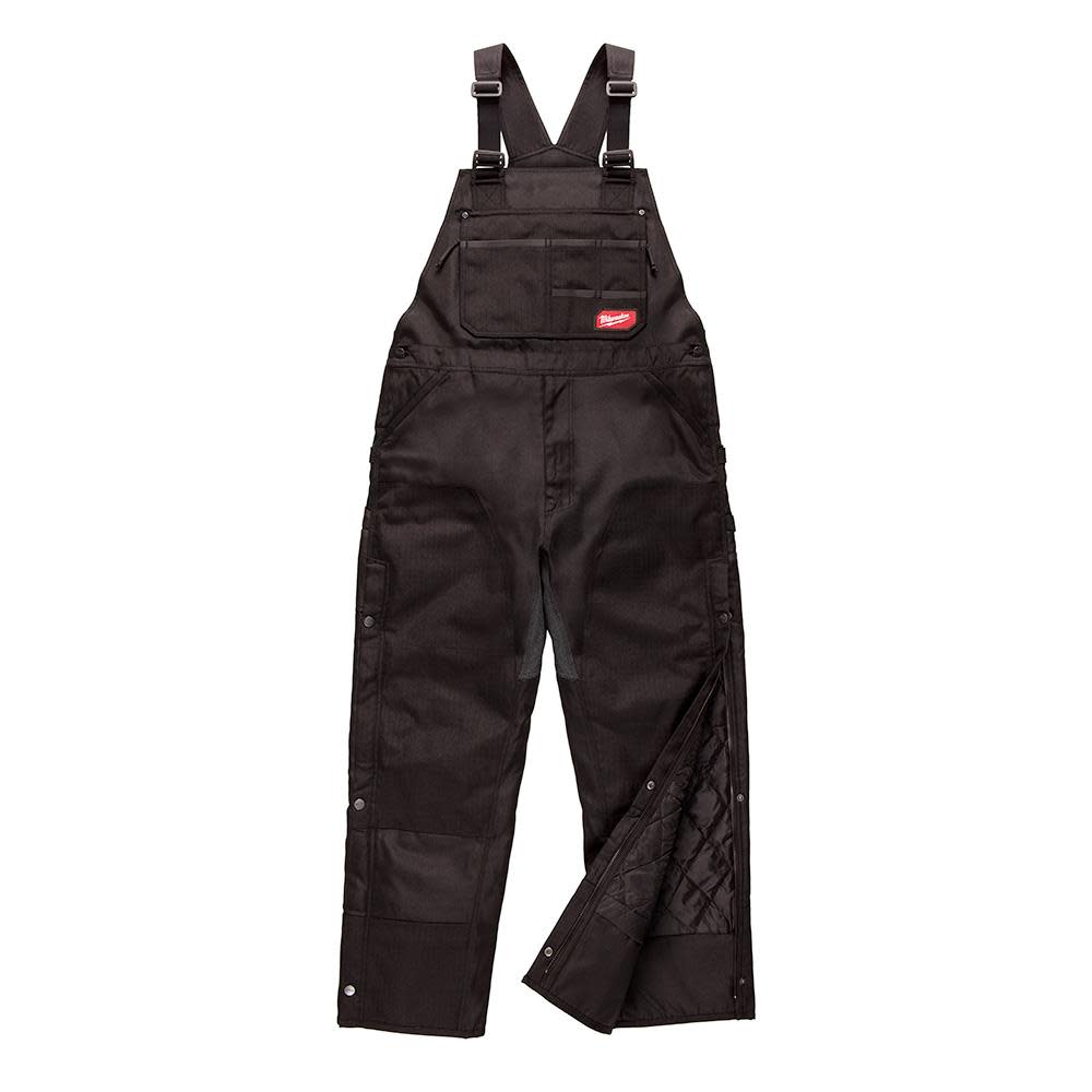 

Milwaukee GridIron Zip-To-Thigh Black Bib Overall - 2XL Regular
