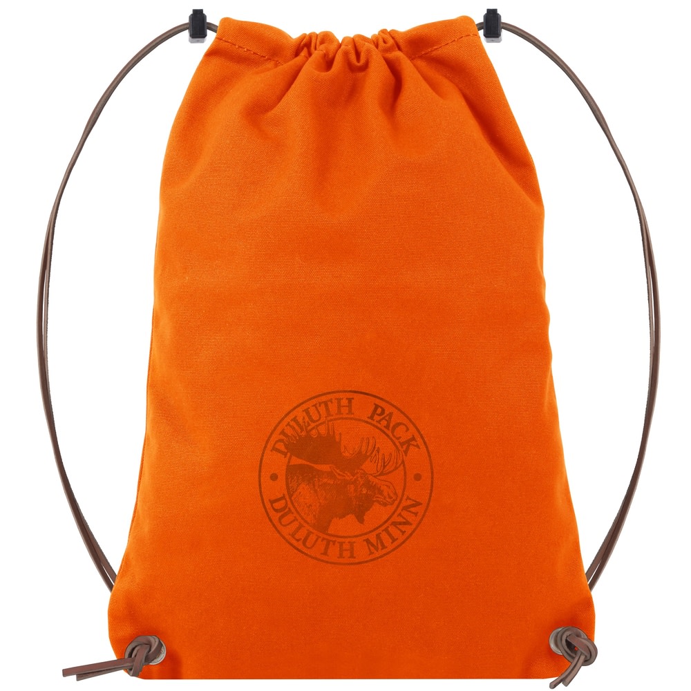 

Duluth Pack Drawstring Backpack - Hunters Orange