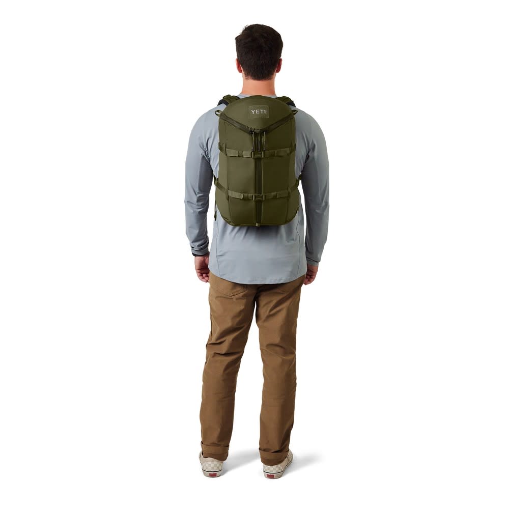 Yeti Ranchero 22L RipZip Opening Backpack, Olive 26010000479 Yeti Ranchero 22L RipZip Opening Backpack, Olive 26010000479