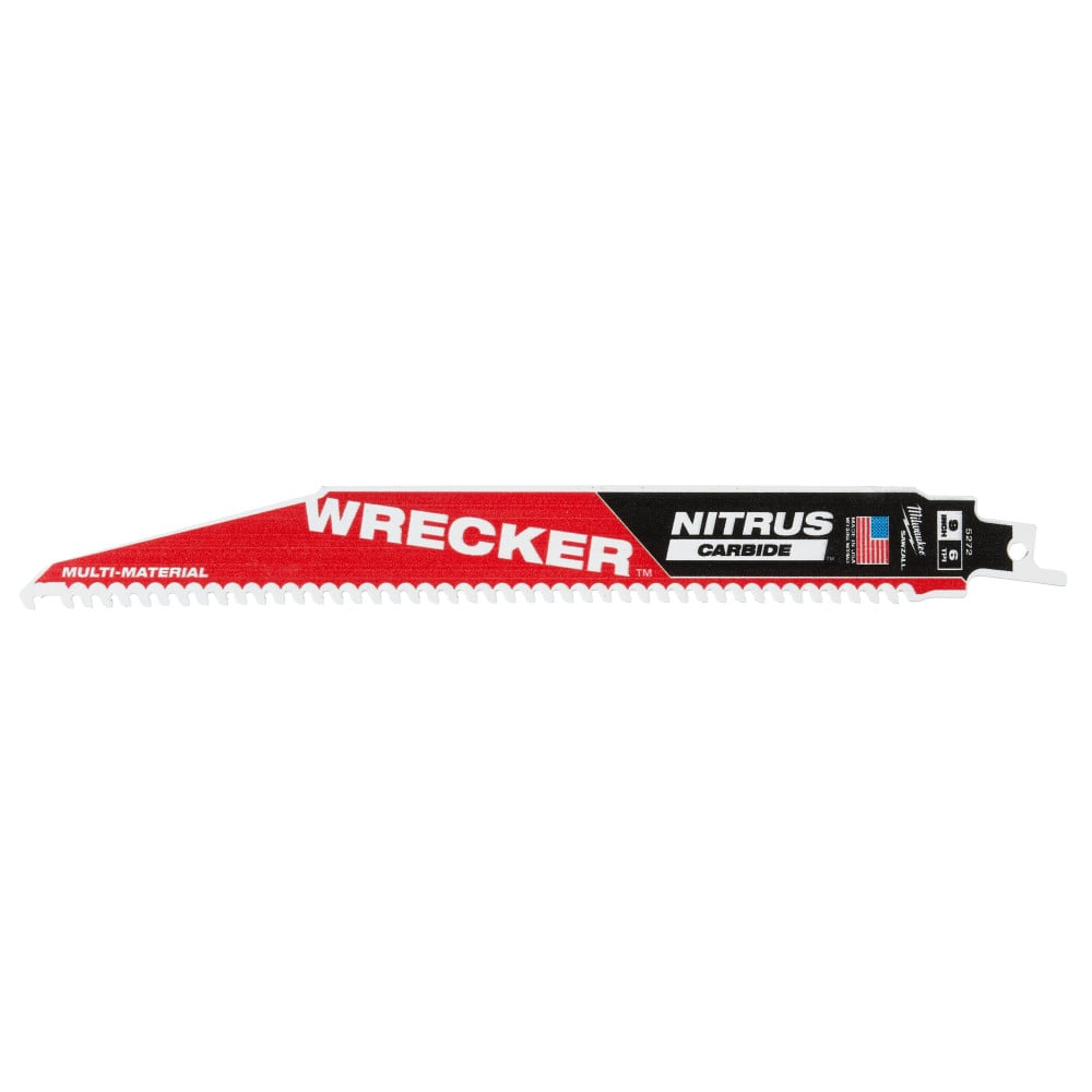 Milwaukee 9inch WRECKER with NITRUS CARBIDE 1Pk