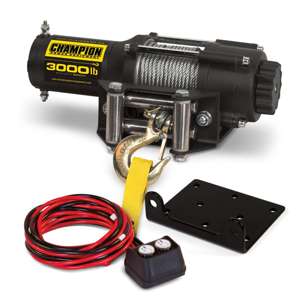 

Champion Power Equipment 3000-lb. ATV/UTV Winch Kit