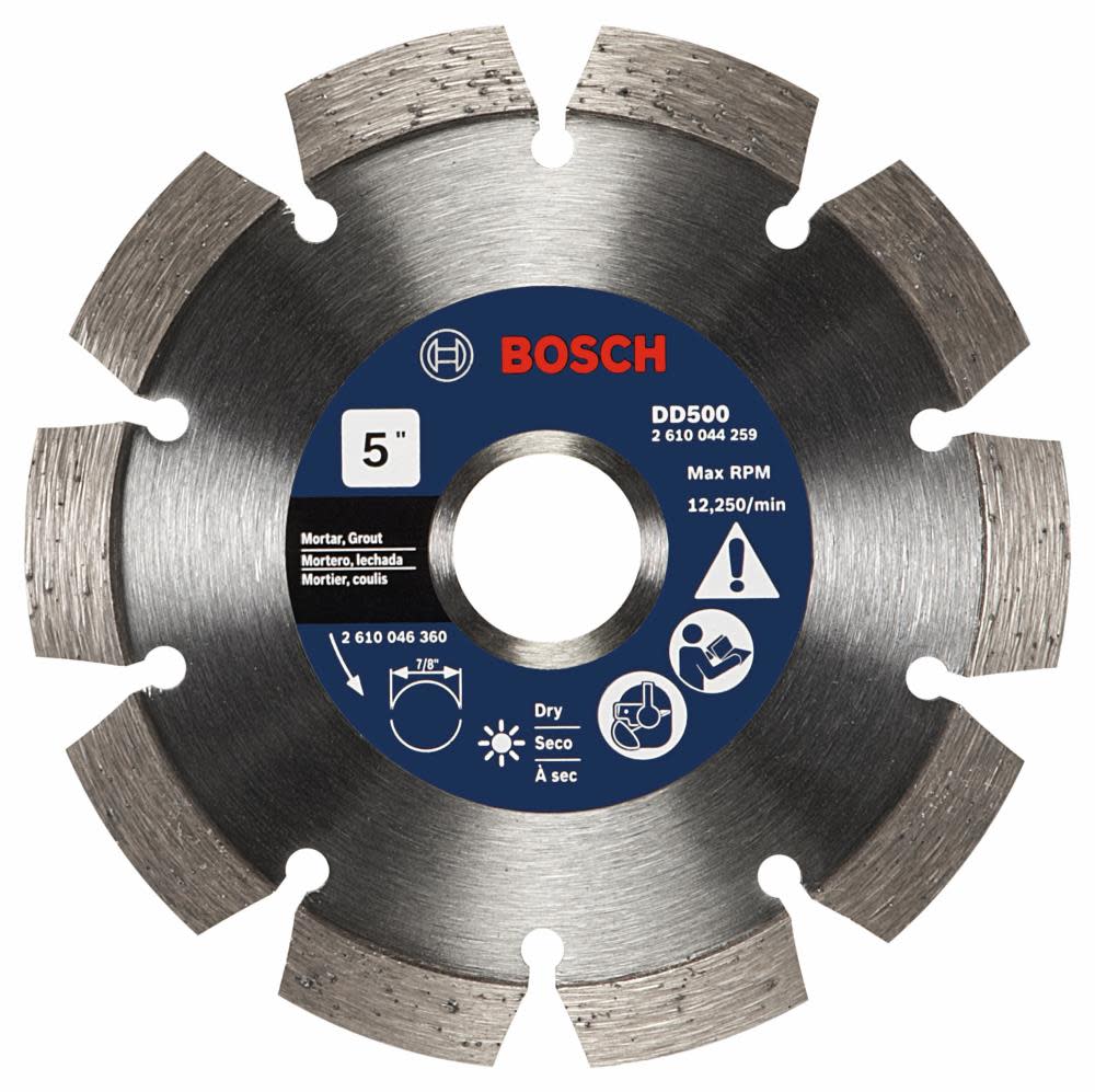 

Bosch 5 In. Premium Segmented Tuckpointing Blade