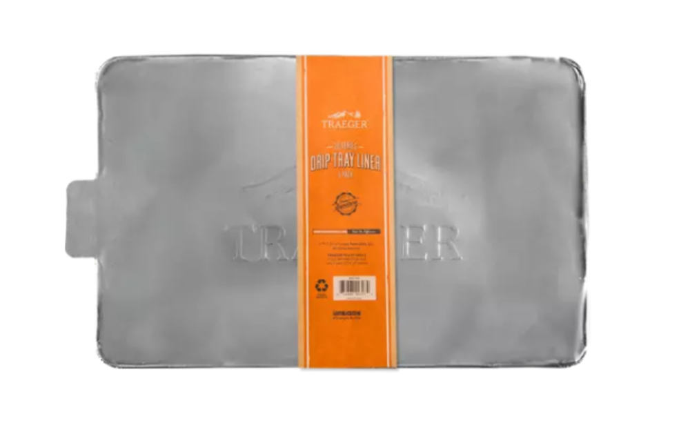 

Traeger Heat Proof Aluminum Drip Tray Liners for Junior Bronson Tailgater Models 5 Pack
